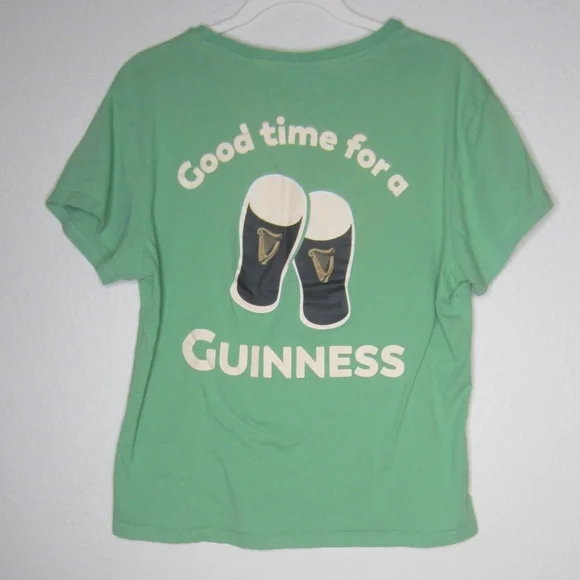 Guinness Stout Tshirt Good Time For A Guinness - Large - Picture 1 of 5